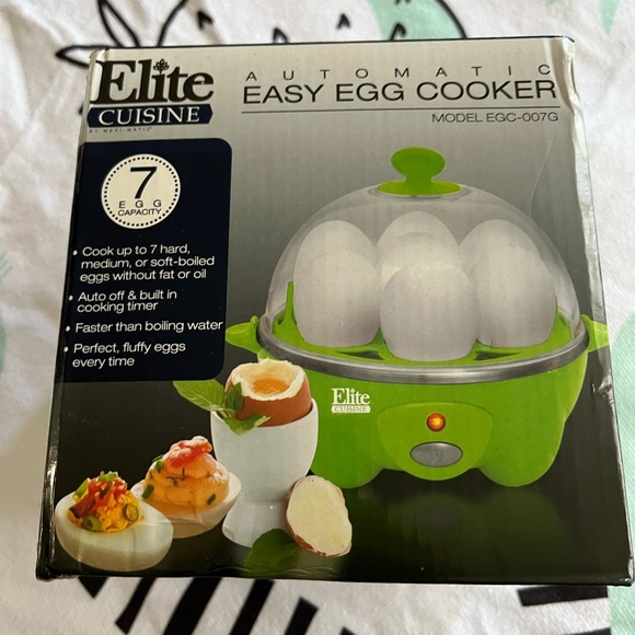 Kitchen Elite Cuisine Automatic Easy Egg Cooker Modelegc07g 7 Egg